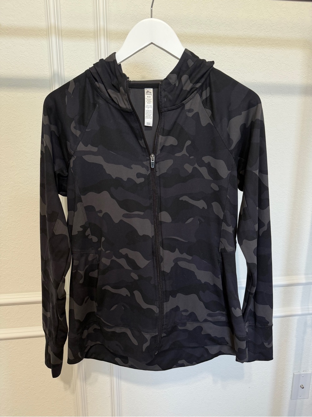 RBX Black & Gray Camo Full-Zip Hoodie